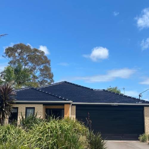 tile roof painting - after