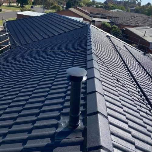 tile roof painting - after
